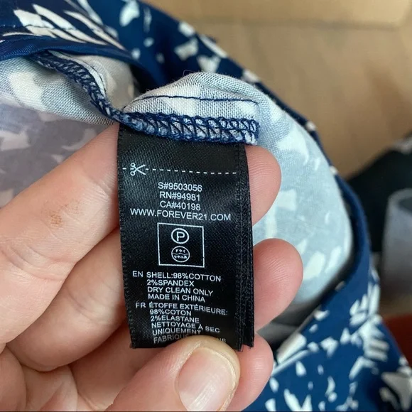 🦖 Forever 21 mini blue skirt 3/$25 - Picture 5 of 5